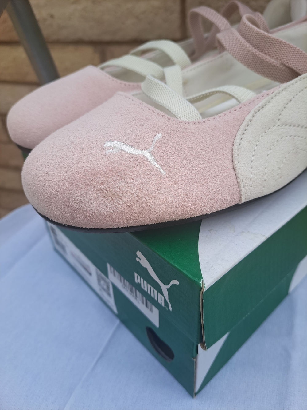 Puma Speedcat SD Womans Pink Mary Jane Ballet Shoes - Picture 6 of 7